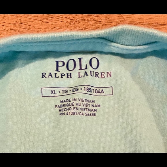 🐎 Polo Ralph Lauren LS T-Shirt, Seafoam Green, XL - Picture 4 of 4